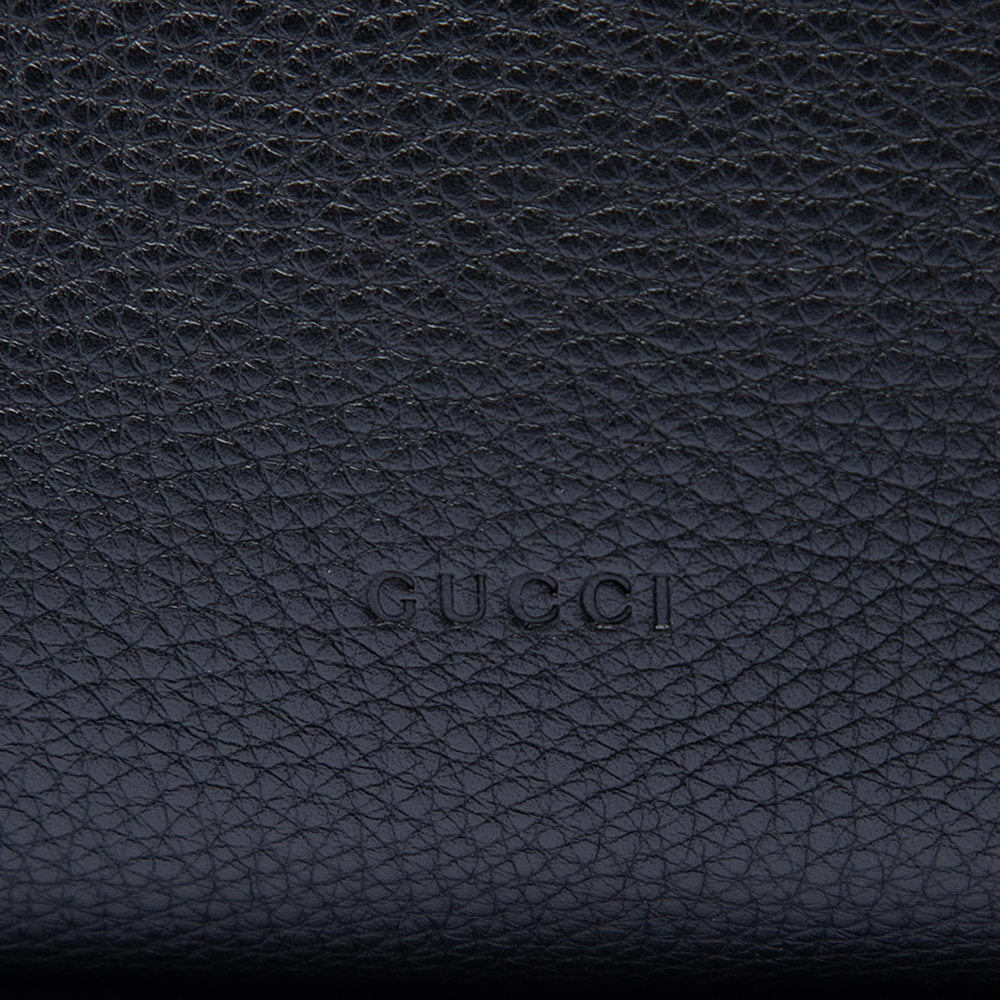 Pre-Loved Gucci Medium Calfskin Bamboo Daily Shopper Satchel - Picture 5 of 6